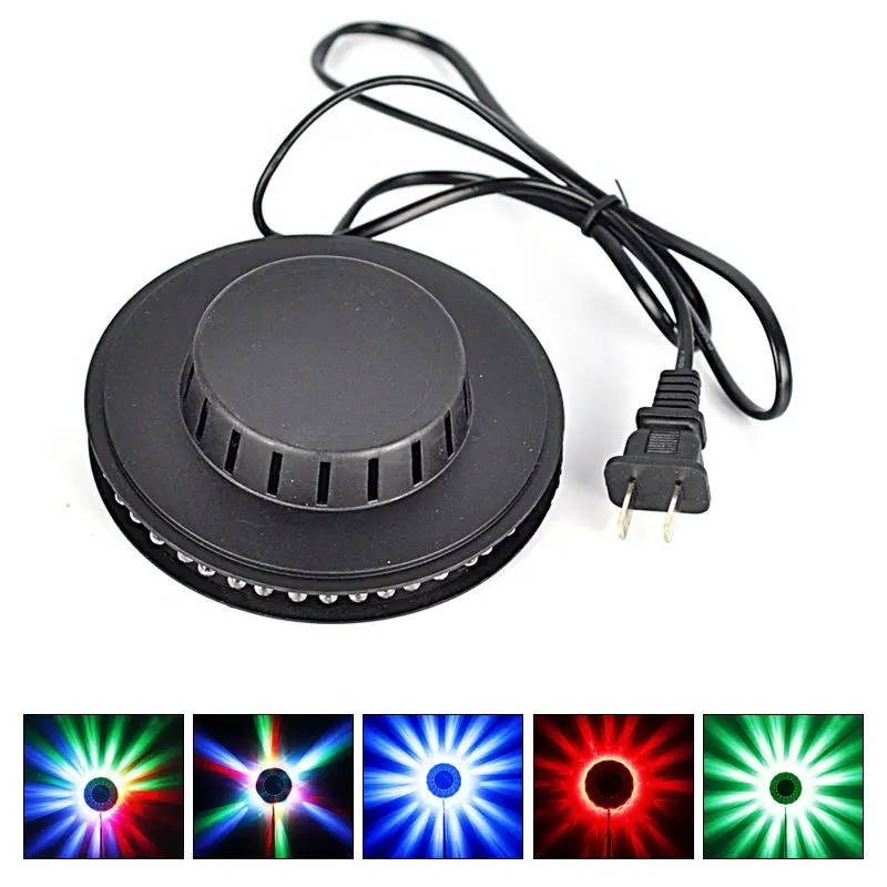 

1PCS LED BULBLOGHT Sunflower 48LED RGB Bar Party Disco DJ Effect Light Sound-Control Stage Lighting