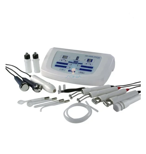 

High Frequency Rotary Rush Ultrasonic Galvanic Vacuum Spray 6 in 1 Multifunction Facial Skin Care Tool Beauty Machine