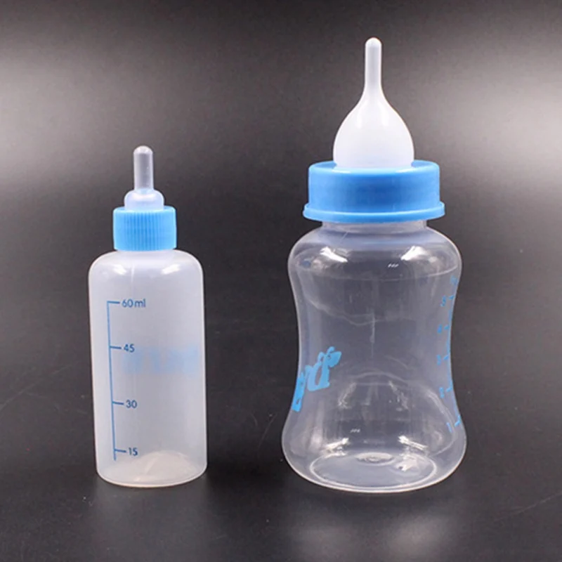 Pet Nursing Feeding Bottle with Cleaning Brush Kit For Dog Puppy Cat