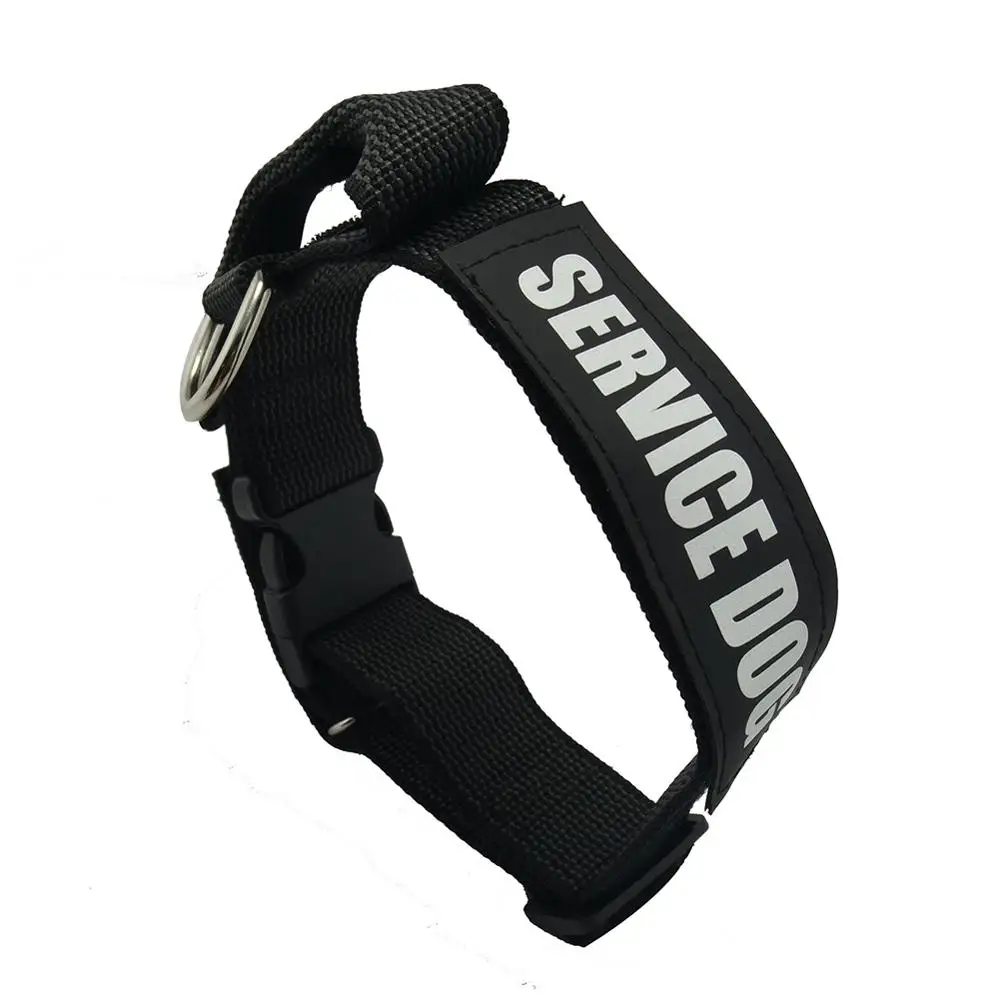 

Nylon Reflective Padded Dog Collar For Medium Large Dogs Durable Heavy Alloy Buckle Dog Collars Pitbull Shepherd Pet Collar