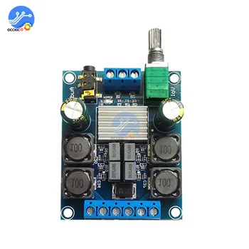 

TPA3116D2 Audio Digital Amplifier Board 2X50W DC 4.5-27V Dual Channel Stereo Volume Control Class D Sound Speaker Board HIFI
