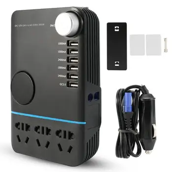 

car accessories lighter led Intelligent Car Truck Converter Pocket Power Inverter 200W Invertor with USB usb car lighter