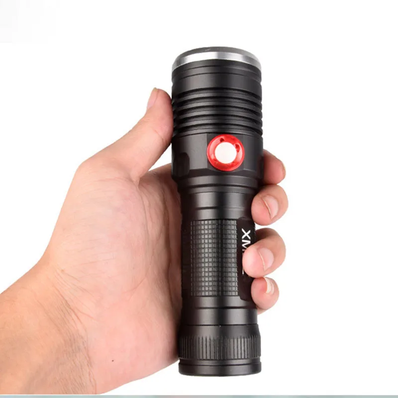 Bright-USB-Rechargeable-XML-T6-Flashlight-4-Modes-Led-Flashlights-Chargeable-Waterproof-Led-Torch-Zoomable-18650 (2)