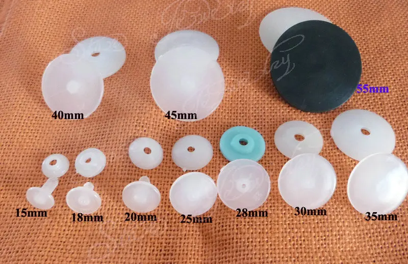 15mm/18mm/20mm/25mm/28mm/30mm plastic toy joints with washer for doll