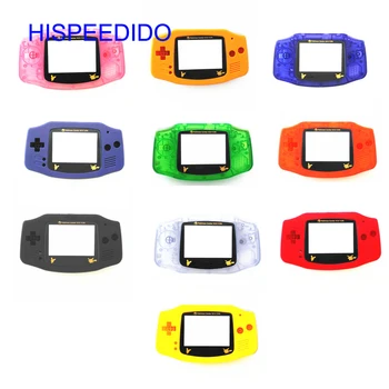 

HISPEEDIDO 10pc/lot Gold Pikachu Full Housing Cover Repairt Parts for Nintendo GBA Case for Gameboy Advance Shell Screwdriver