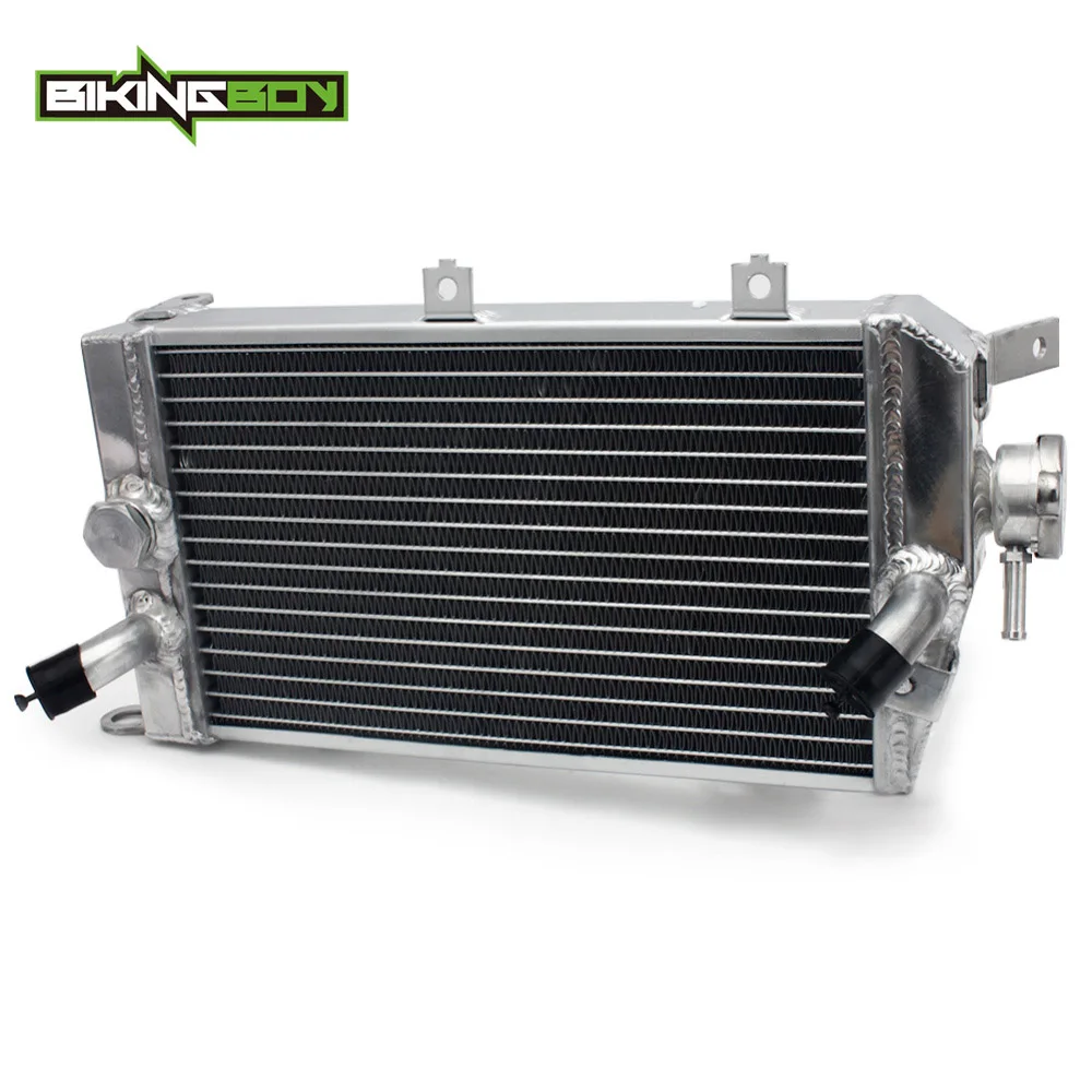 BIKINGBOY для Kawasaki KLR 650 2008 2009 2010 2011 2012 2013 OEM 39061-0098 алюминиевый радиатор водяного охлаждения двигателя - Цвет: Silver