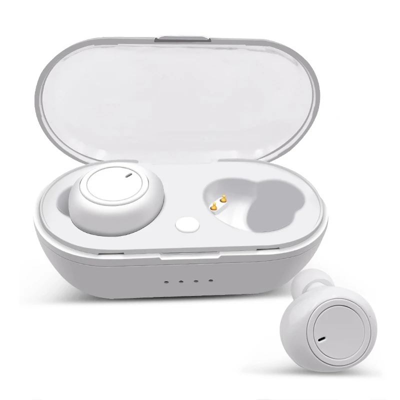 

H12T Bluetooth 5.0 True Wireless In-Ear Earphones Mini Sport Waterproof Music Fashion Smart Headsets with Charging Box