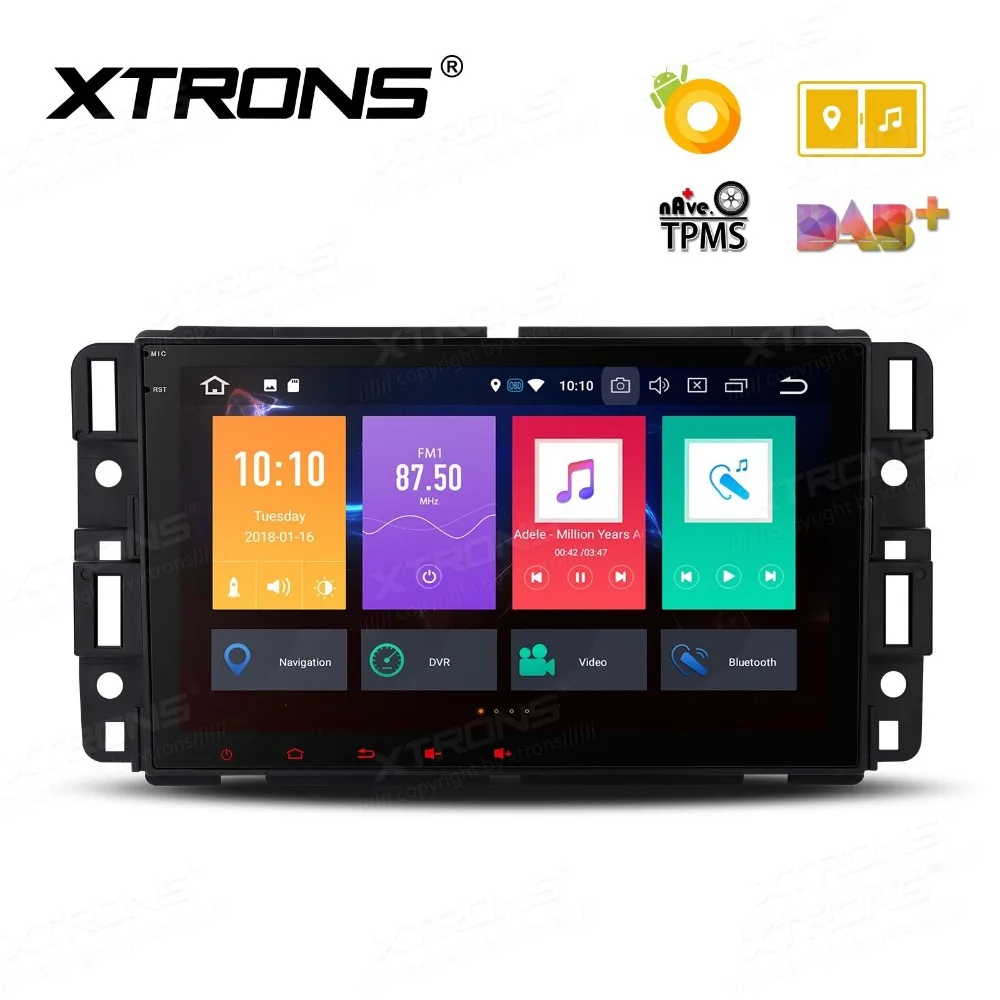 Android 8 0 Oreo OS &quotАвтомобильный мультимедийный GPS радио для Chevrolet Traverse 2009 2012 и Suburban 2007
