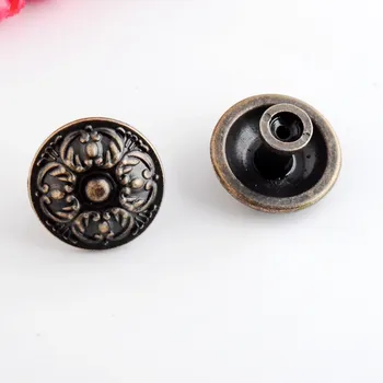 

Free Shipping Retail 2PCs Jewelry Wooden Box Pull Handle Dresser Drawer For Cabinet Door Round Antique Bronze 34x22mm F1010