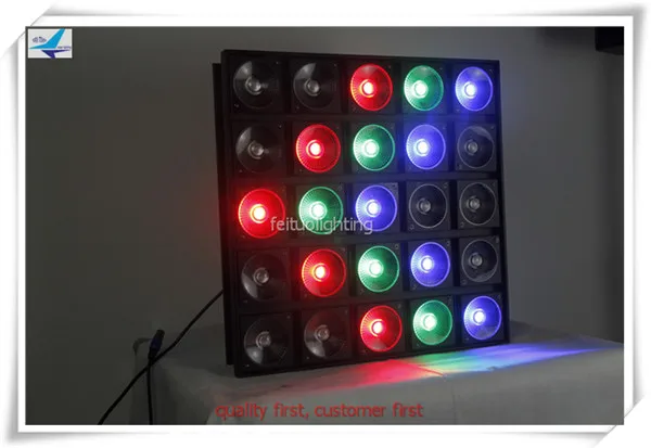 

2019 new Pixel Panel 30W COB RGBW Led DJ Effect Background 5X5 or 25X30W rgbw 4 in 1 LED Matrix Blinder light