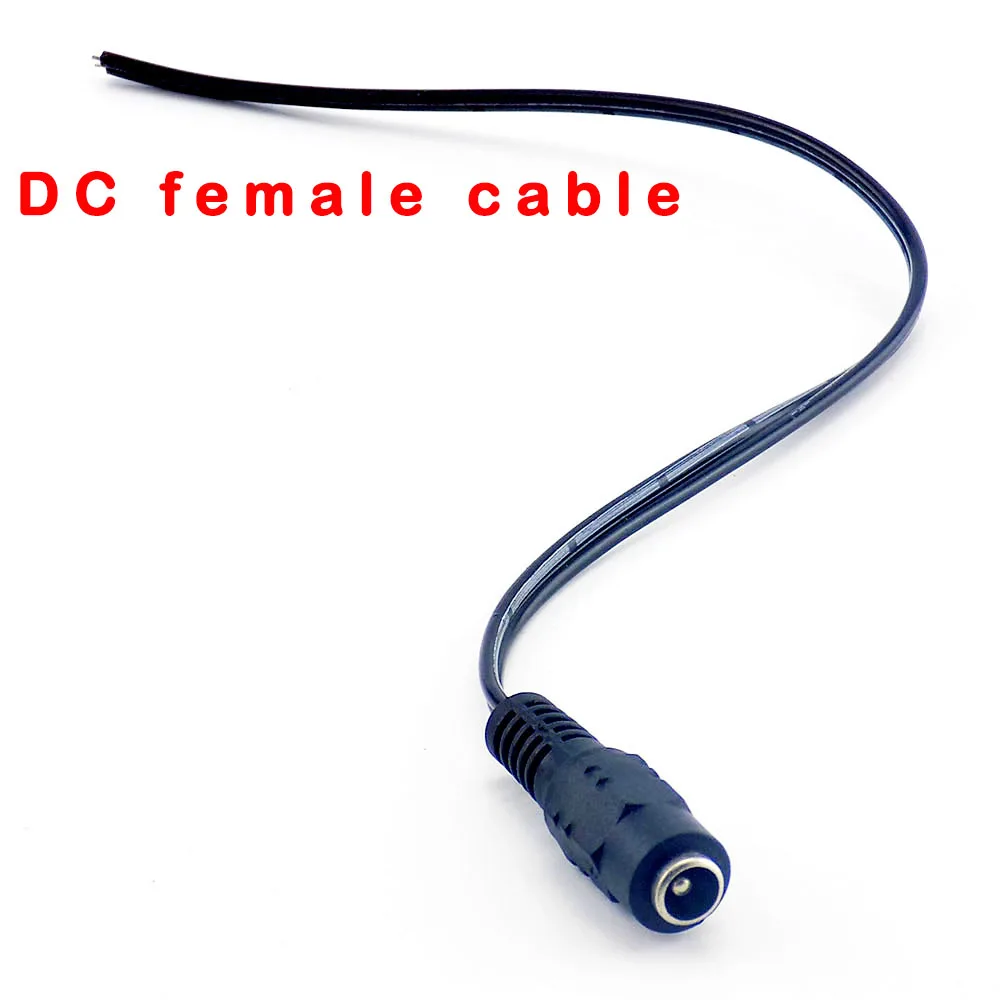 

Gakaki 10Pcs Wholesale 2.1*5.5Mm DC Female Plug Dc Power Extension Cable Camera Dc Plug Adaptor Cctv Cable Cctv Accessories