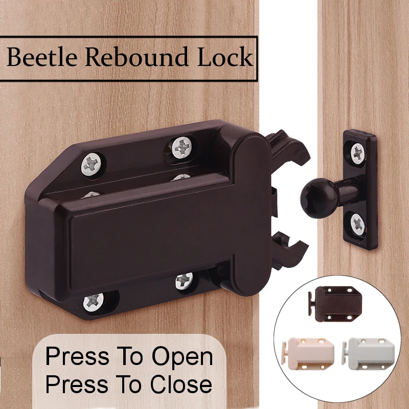 

Brown/White/Yellow Steady Cabinet Hardware Single Magnetic Cupboard Touch Latch Rebounding Magnetic Latch Catch for Doors Stops