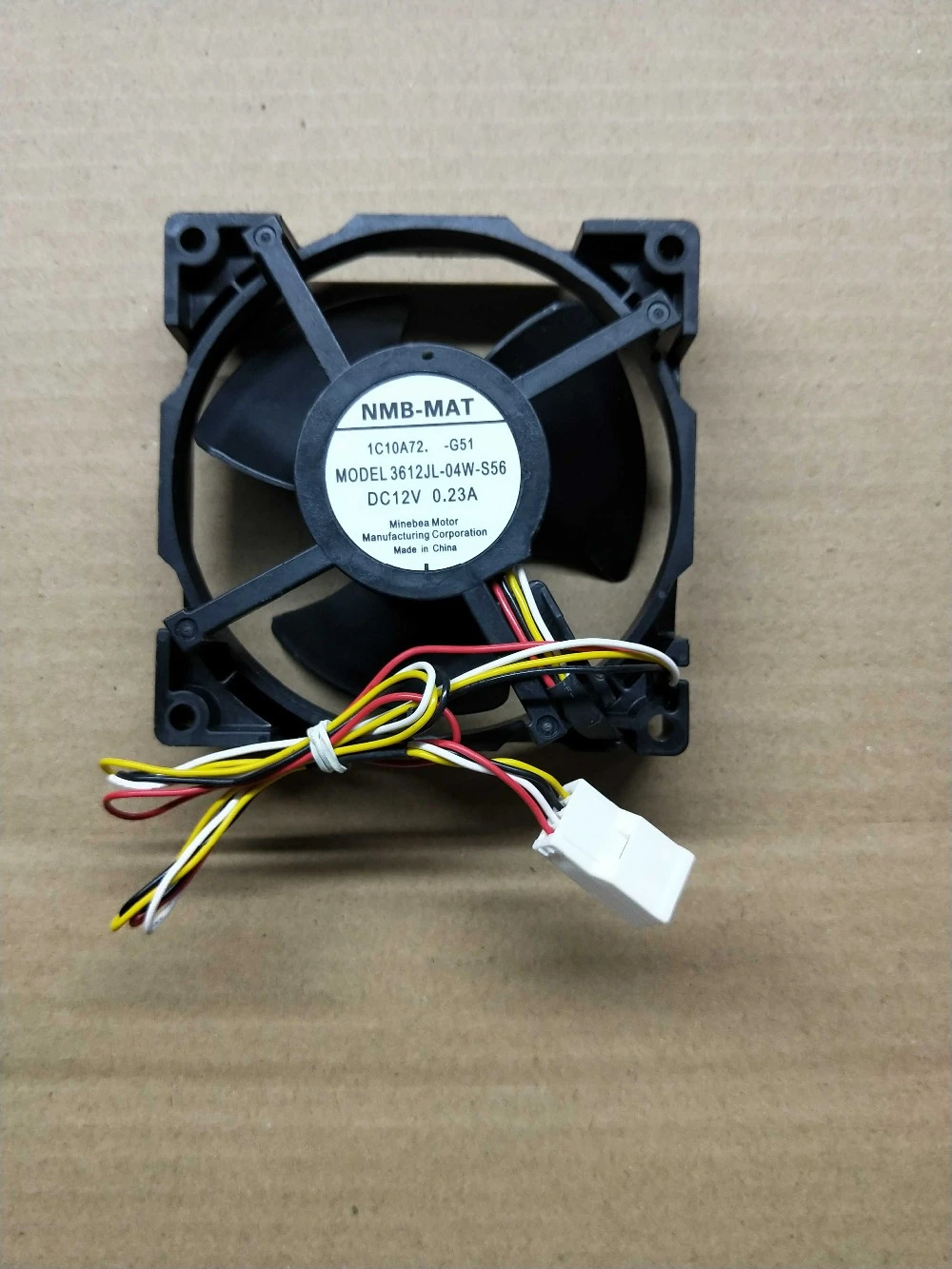 オリジナルnmb 12ボルト0 23a 3612jl 04w S56 4線式冷蔵庫ファン Refrigerator Fan Nmb Fanfan 12v Aliexpress