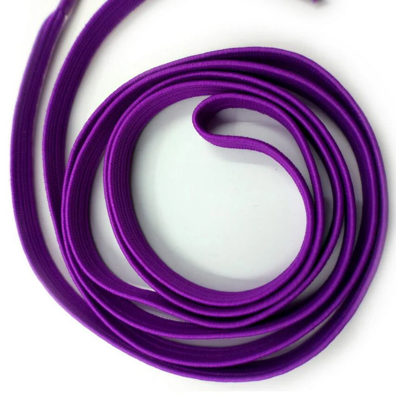 JUP 1-50 Pair Purple Fashion Shoelaces Polyester No Tie Elastic Shoe Laces Sneaker Adult Kid Running Shorts Shoelace Flat Buckle