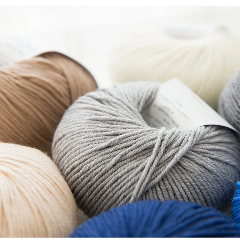 3 Pcs Lot 100 merino wool yarn hand knitting cashmere baby Kids scarves socks soft thick 3