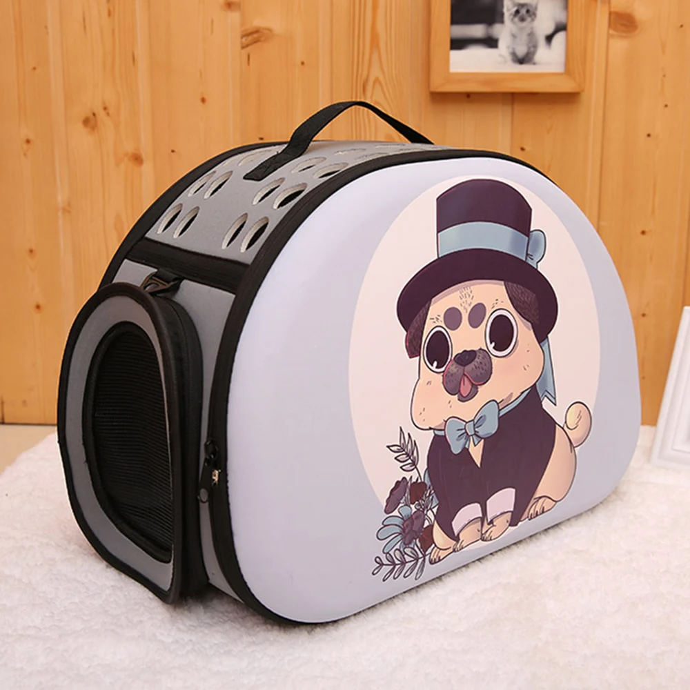 

Portable Cartoon Pattern Eva Pet Carrier For Cats Dogs Within 8Kg Pet Kennel Cat Hand Or Shoulder Carry Travel Carrier Bags