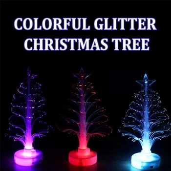 

1PC High Quality Lamp Light Night Home Decorations LED Desk Decor Small Christmas Tree Colorful Christmas Gift
