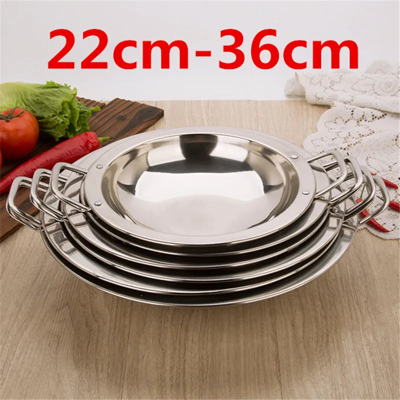 

thick Stainless Steel small Hot Pot Induction Cooker Gas Stove Compatible Pot Home flat bottom Cookware Soup cooking kitchen pot