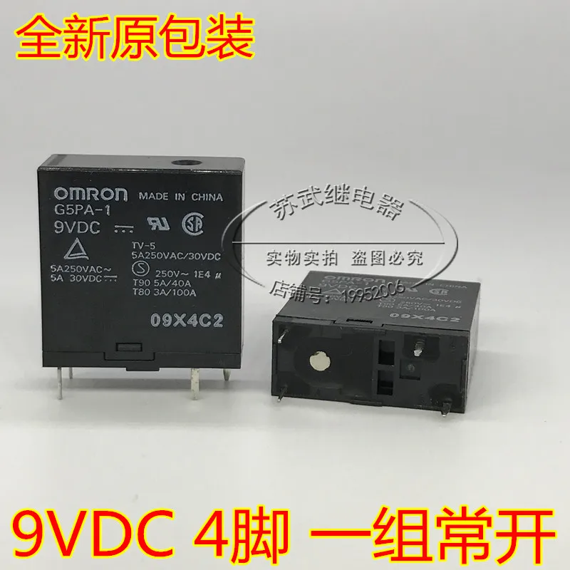 

G5PA-1 9VDC 4PIN 5A 9V Relay CHA-V-109LA2 SDT-S-109DMR2 36F