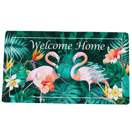 Коврик с Фламинго противоскользящие душевая комната, не замненная коврик на пол в ванной этапная пластина
