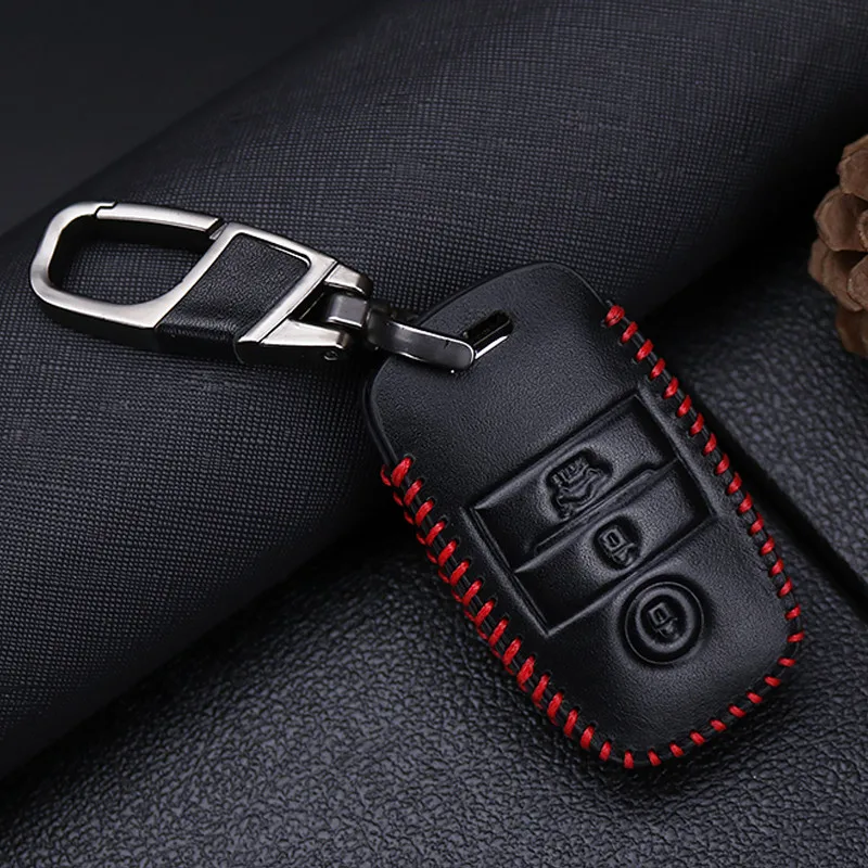 Автомобильный брелок для Kia Rio K2 Ceed Sportage Soul Sorento Cerato Spectra Carens Форте Borrego чехол для ключей в виде ракушки - Название цвета: 3Button Red Line
