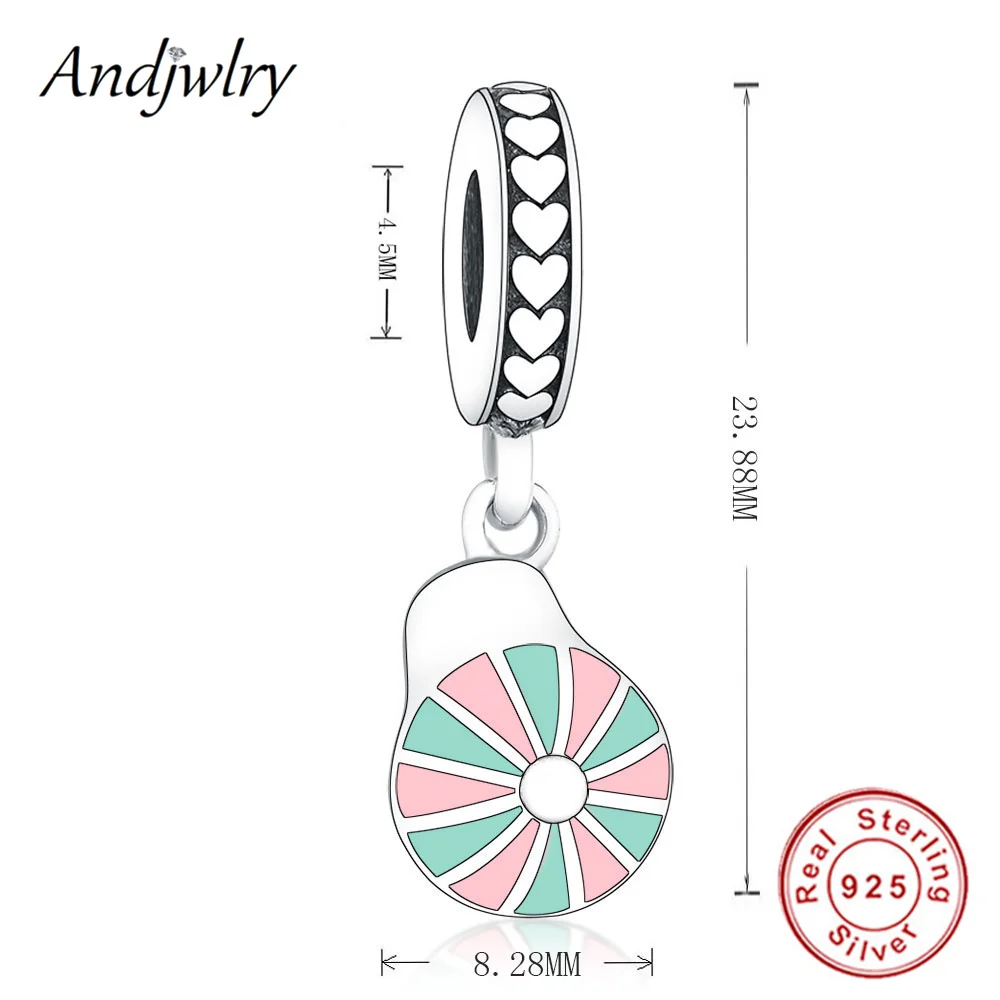 Ajw01125 Подходит для Pandora, очаровательный браслет,, 925 пробы, серебряный,, выпускной, подвески, подвеска, шарм, бусины, сделай сам, ювелирное изделие, Berloque - Цвет: Ajw01125