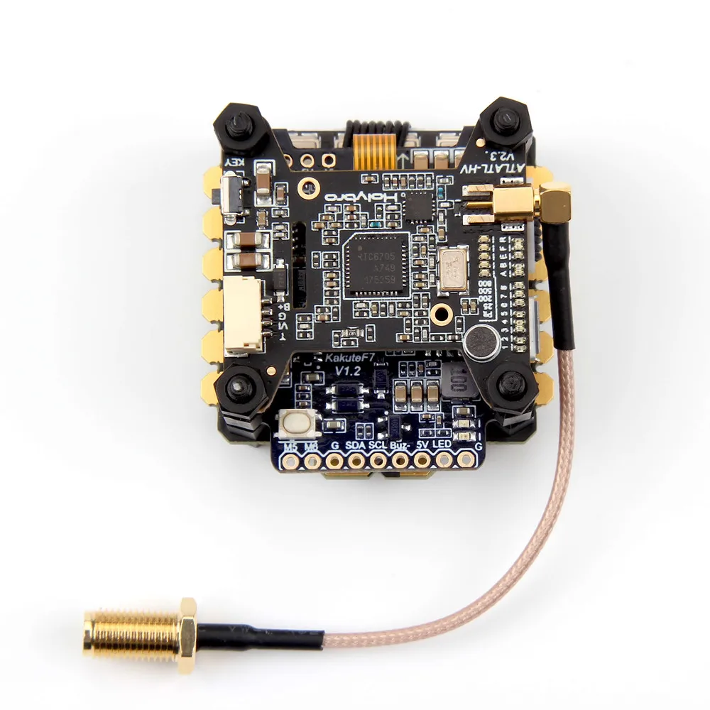 Holybro Kakute F7 Контроллер полета& Atlalt HV V2 40CH VTX& 65A BL_32 Tekko32 F3 Металл 4в1 ESC комбо для радиоуправляемых дронов