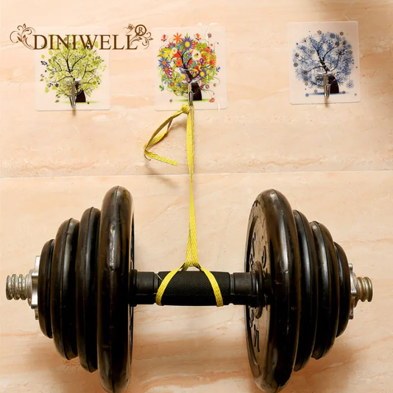 

DINIWELL 4PCS Bearing 3KGS Adhesive Strong Wall Door Storage Hook Transparent Kitchen Hooks Waterproof Bathroom Hanger