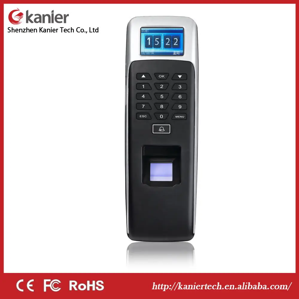 Fingerprint access control time attendance system omahalinda