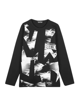 

Knitted round neck long-sleeved