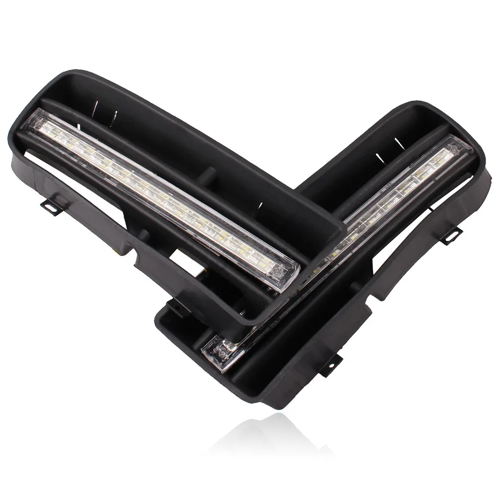 Free Shipping 1 Pair LED DRL Daytime Running Turn Signal Lights With