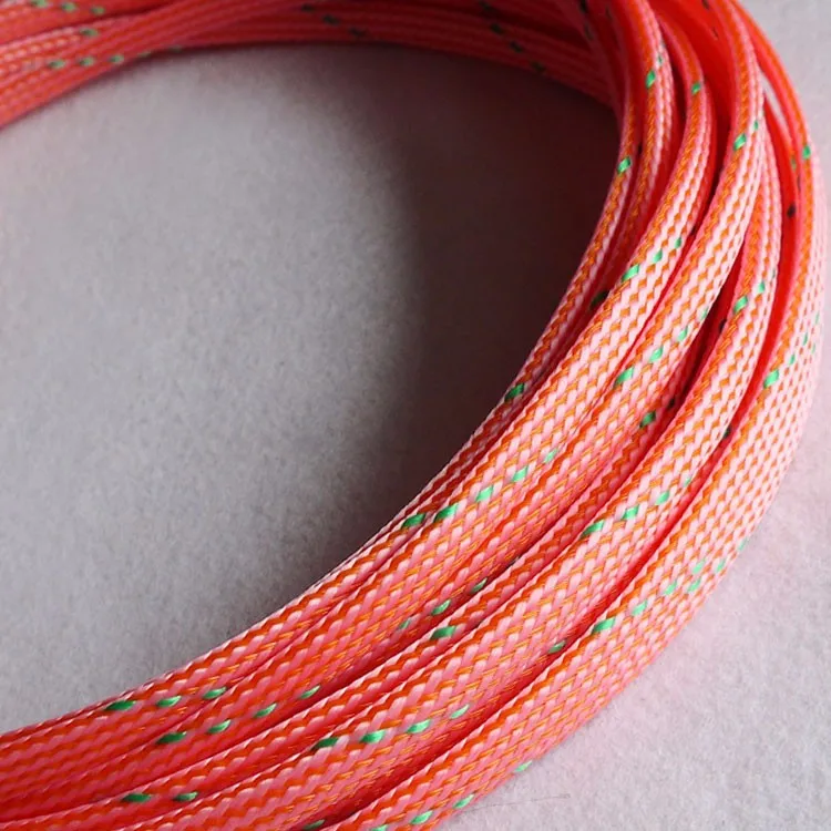 12 м кабельные втулки 8 мм хлопок пряжа оплетка провода защита PP+ PET Нейлоновая кабельная втулка проволочная сетка шок для наборы кабелей