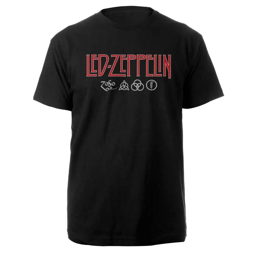 

OFFICIAL LICENSED - LED ZEPPELIN - LOGO & T SHIRT - ROCK PAGE PLANT