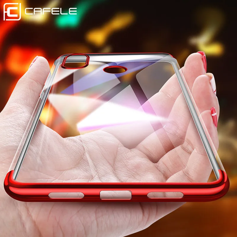 

Cafele Clear Original Phone Case for Xiaomi 8 Ultra thin 0.5mm Soft Case Cover for Xiaomi mi 8 Luxury Mirror TPU Case