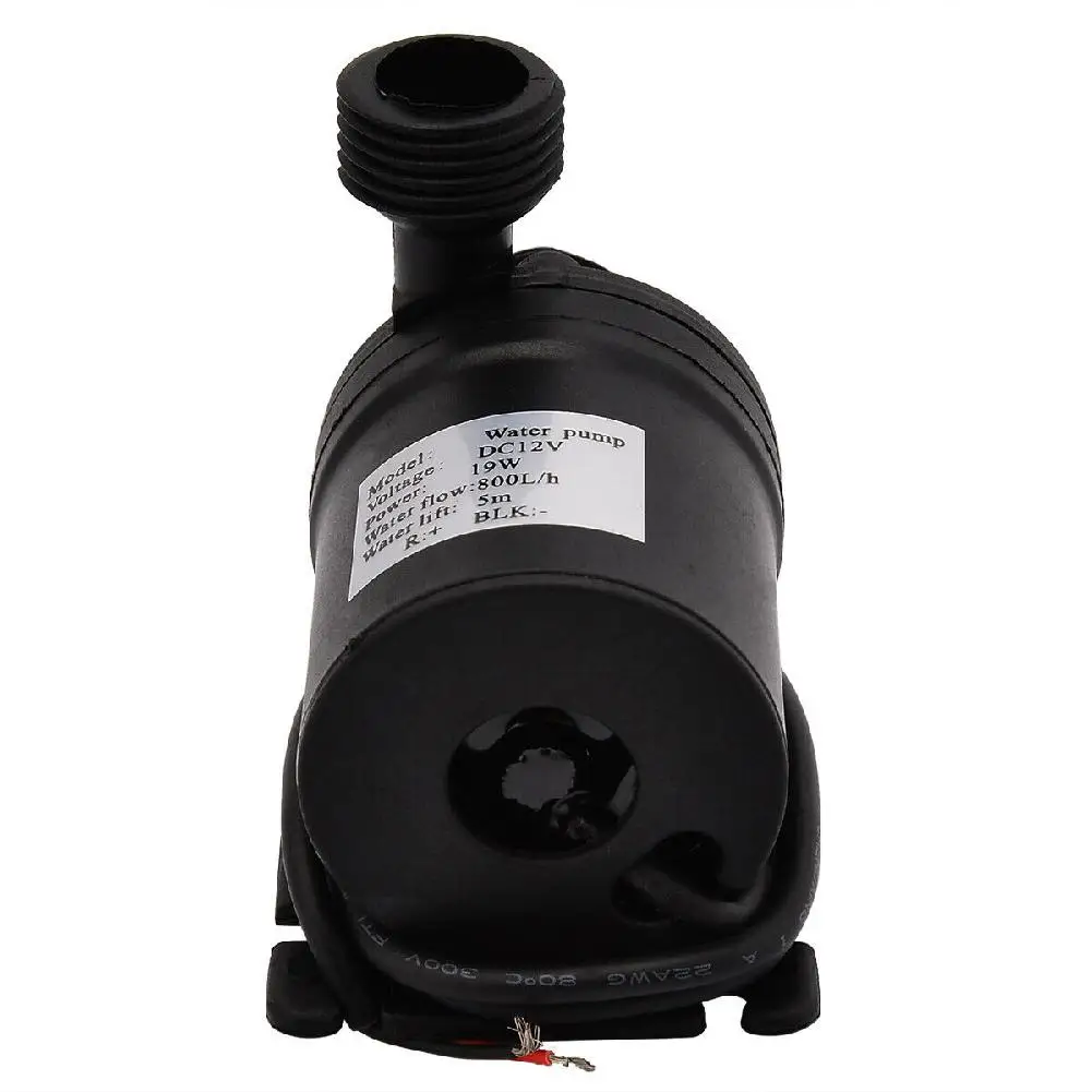 Home Improvement Ultra Quiet Mini 38dB DC12V 800L/H ...
