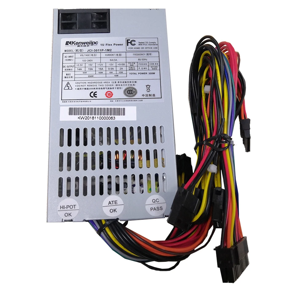 Высокая эффективность psu Номинальная 1U flex Электропитание 300 Вт промышленный сервер ПК Мини компьютер ATX одна машина кассовый аппарат