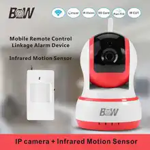 2 Способ Аудио Wifi Камера + Ик Motion Sensor Network Видеонаблюдения Беспроводная Камера Монитор Детектора BWIPC013P