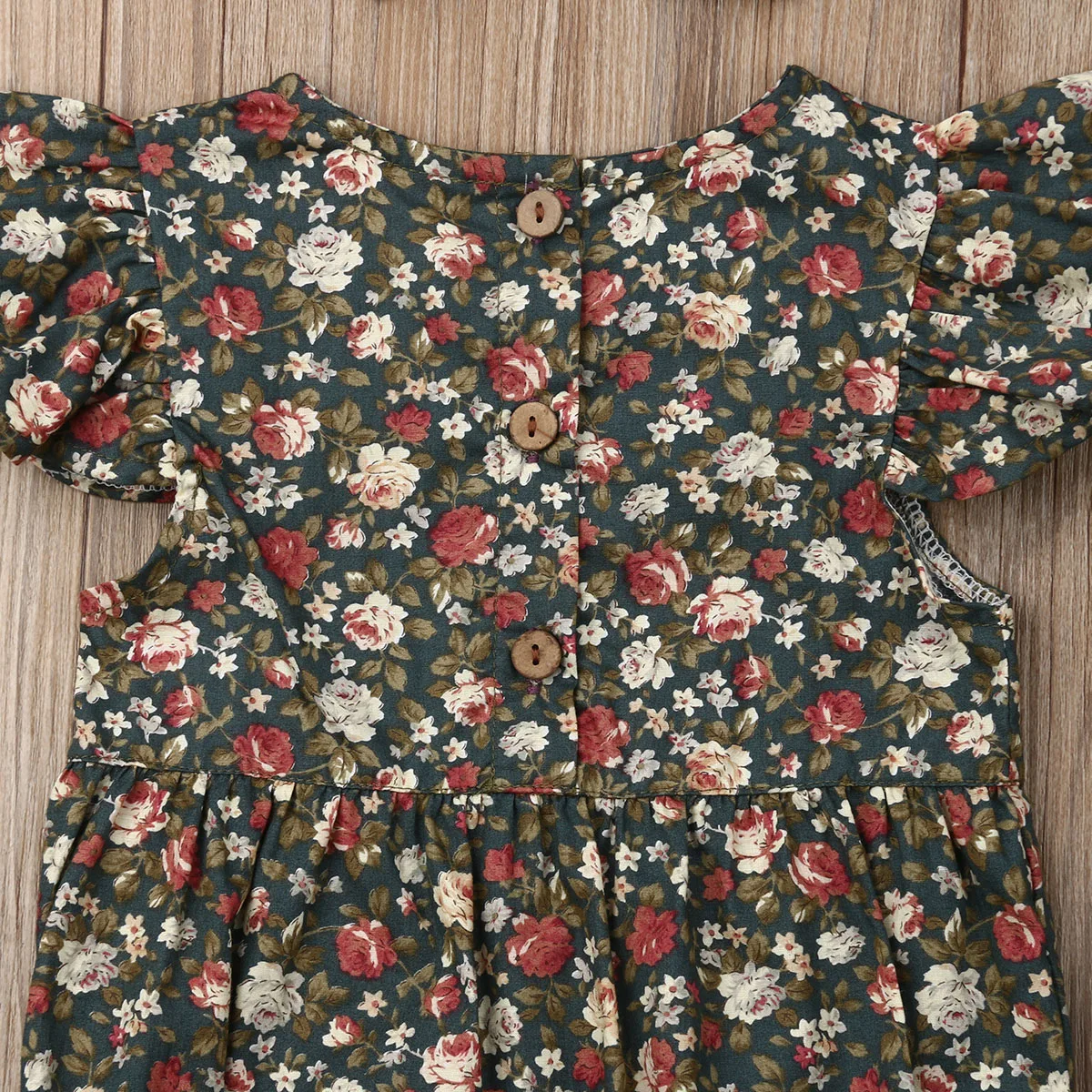 Pudcoco/летняя детская одежда; боди с оборками; комбинезон с короткими рукавами и цветочным принтом для новорожденных мальчиков и девочек; пляжный костюм; повседневная одежда