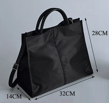 MJ Nylon Bags for Women Large Capacity Casual Handbag Solid Color Women's Canvas Tote Bag Crossbody Shoulder Bag Messenger Bags (9)