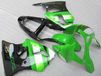 

Aftermarket Injection fairings kit for KAWASAKI Ninja ZX6R 2000-2002 ABS plastic fairing kits ZX 6R 00 01 02 green black parts