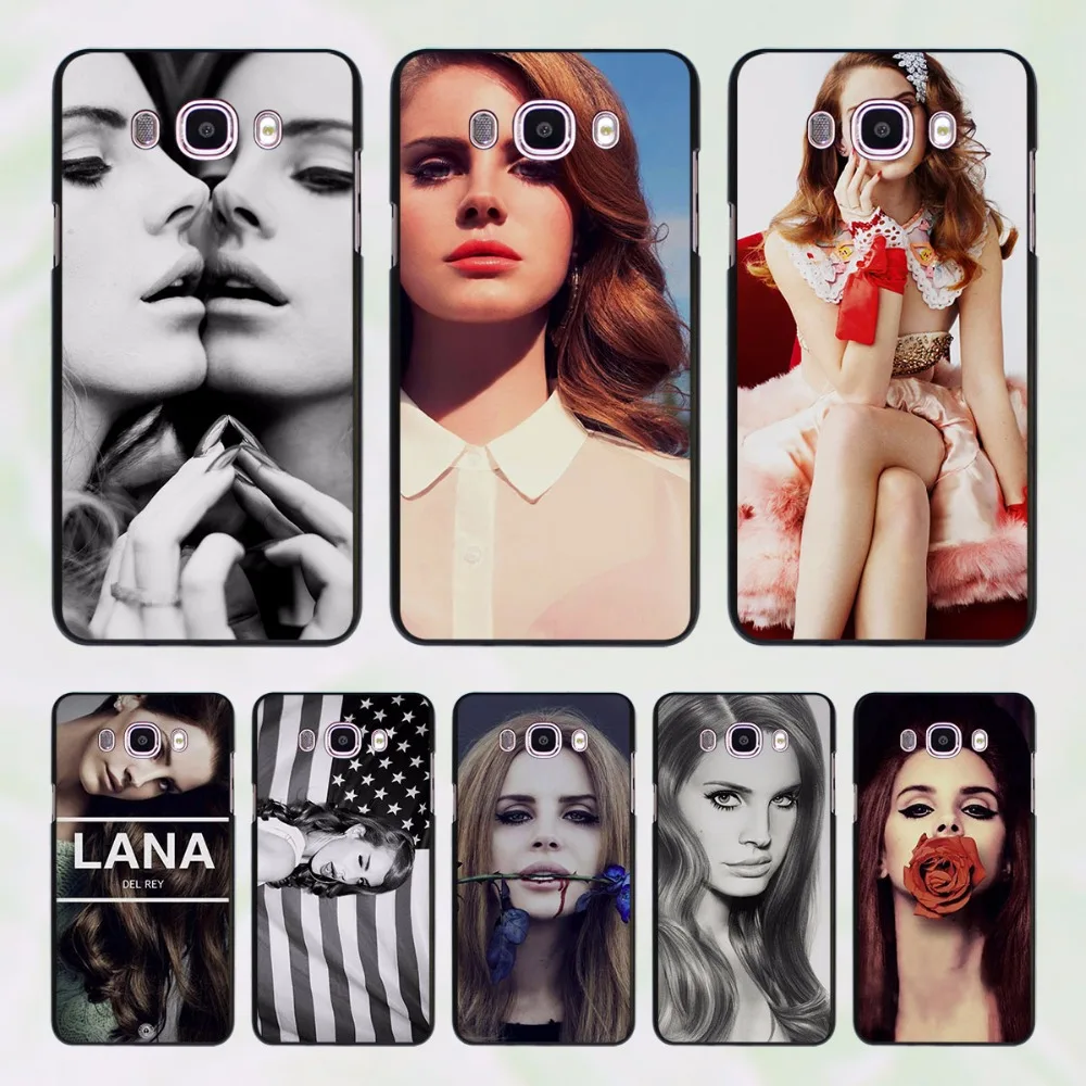 Hot Sale lana del rey design hard black Case for Samsung Galaxy J7 J5 2016 J7