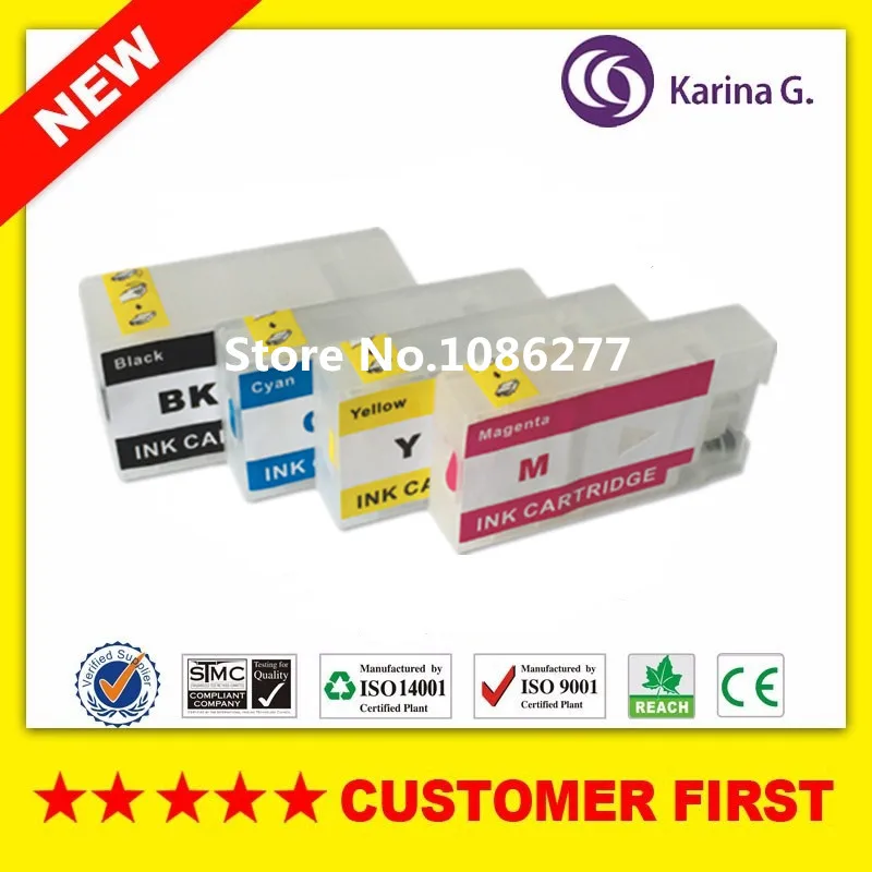 4 шт. пустые совместимые картриджи для Canon pgi 1400 PGI-1400 PGI1400 MAXIFY MB2040 MB2340 | Компьютеры и