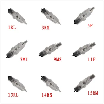 

20pcs/lot RL/F/RM/M1/RS Tattoo Cartridge Needles Permanent Makeup Eyebrow Machine Needles For 3D Eyebrow Lips Eyeliner