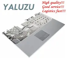 YALUZU для Dell XPS M1330 Ноутбук Упор для рук крышка верхний чехол Клавиатура рамка сенсорная панель сборка RW210 0RW210 Упор для рук+ тачпад