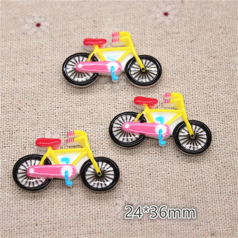 Mix Style Transportation Resin Car/Boat/Bike/Helicopter/Rocket Miniature Flatback Cabochon DIY Craft Scrapbooking 10PCS