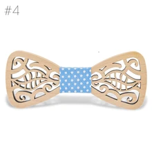 Мужской деревянный галстук-бабочка креативный деревянный галстук ручной работы