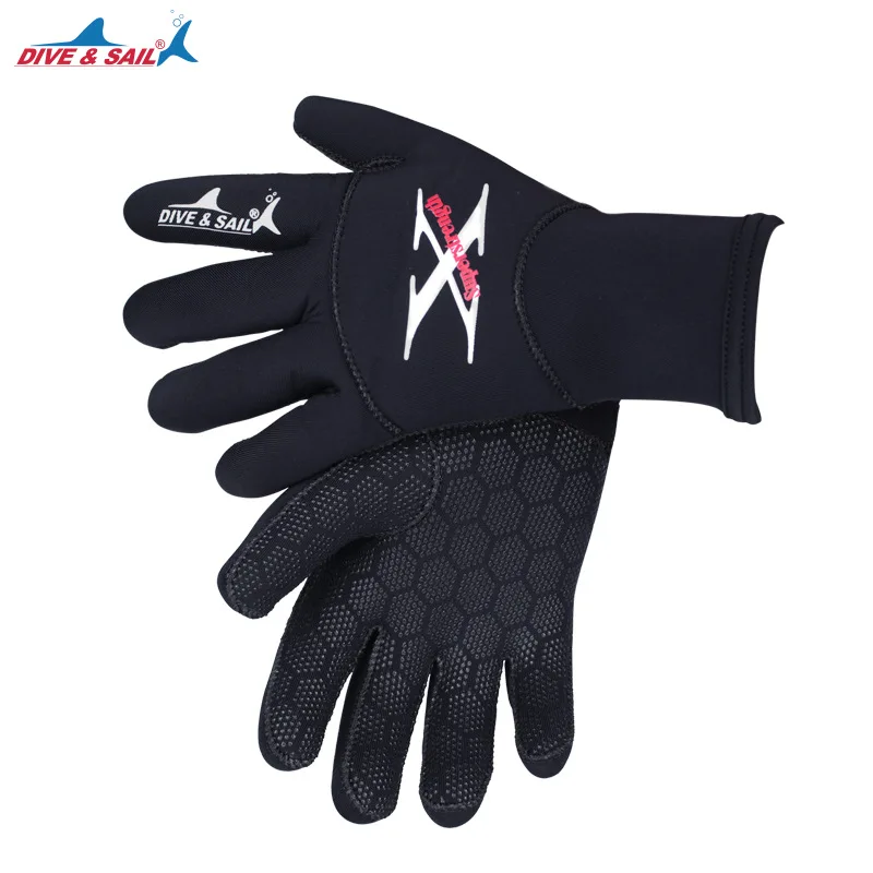 

2MM Neoprene Professional Scuba Diving Gloves Warm Snorkeling Equipment Wetsuit Wet Suit finger gloves Boating Water-skiing