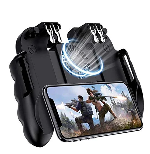 

BOHYLOY H9Six Finger All-in-One Mobile Game Controller Fire Key Button for PUBG Mobile Game Eating Chicken Artifacts Game Handle