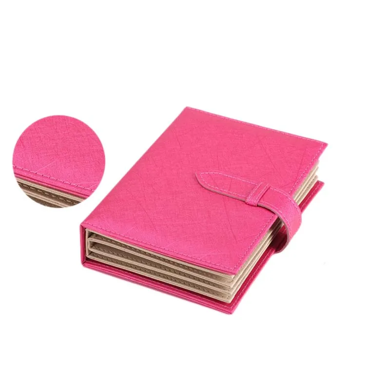 

Fashion Quality PU Leather Book Style Jewellery Ear Studs Earrings Storage Organiser Box Case Holder SL