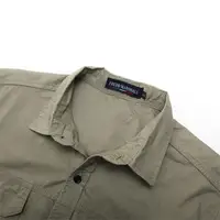 Fredd Marshall New Mens Military Shirt Men Short Sleeve Cargo Shirts 100% Cotton Casual Solid Shirt Male Pocket Work Shirt 55889 - Image 4